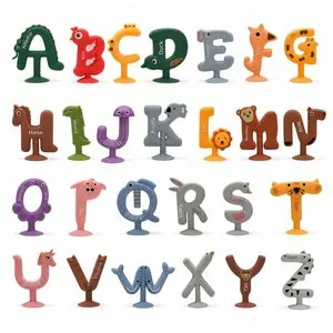 Set d'anneaux de dentition alphabet (A–Z) — Photo principale