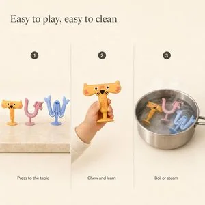 Set d'anneaux de dentition alphabet (A–Z) — Mode d'emploi