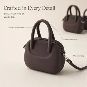 Minimalist Silicone Crossbody Bag — Structure