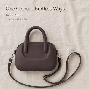 Minimalist Silicone Crossbody Bag — Colours