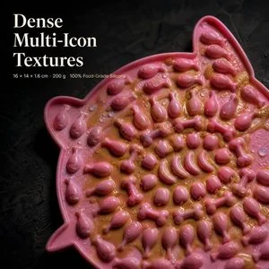 Silikon Schleckplatte für Tiere — Detail