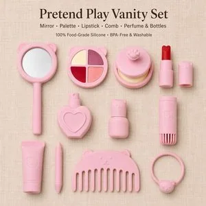 Set de maquillage d'imitation en silicone — Mode d'emploi